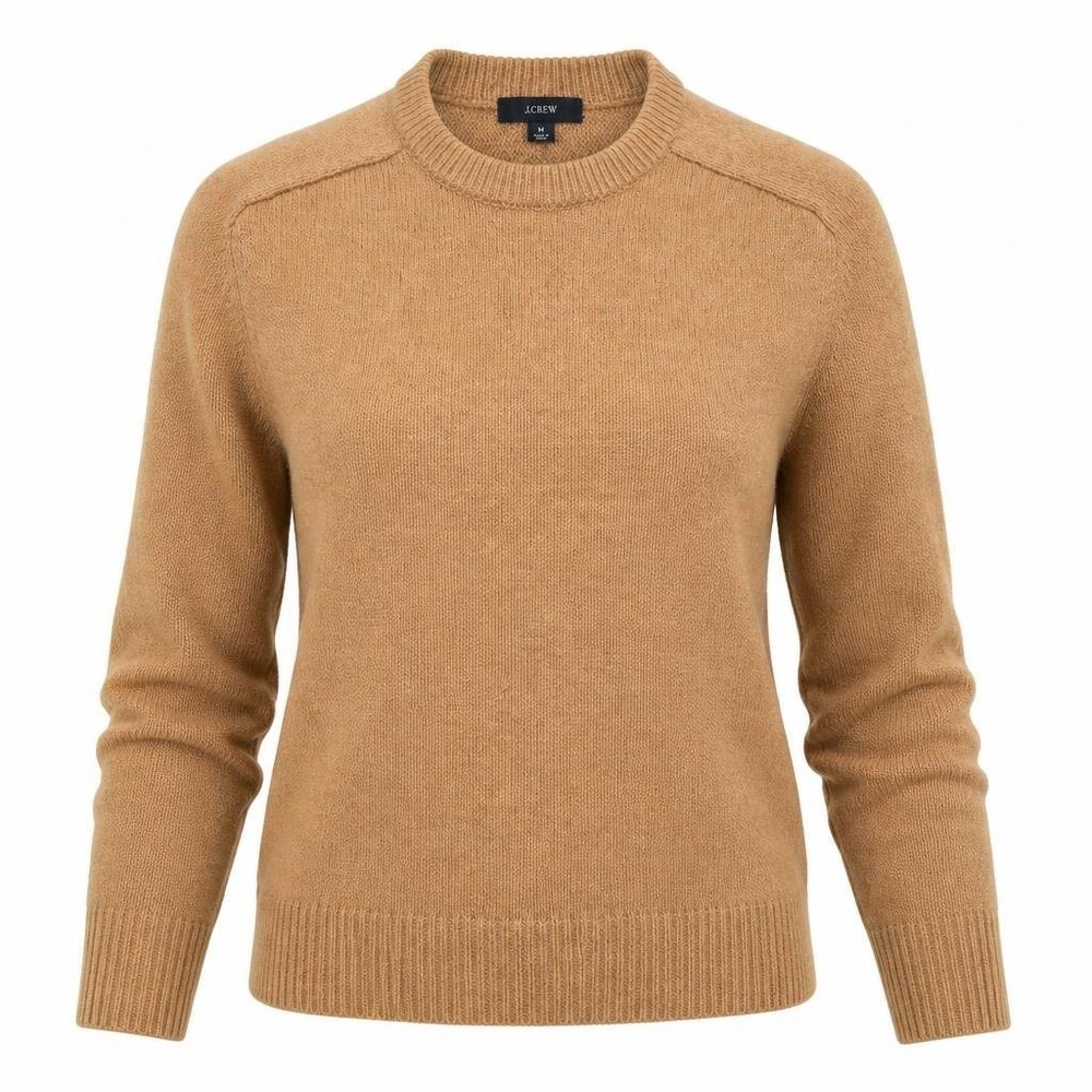J Crew Sweater Womens M Merino Wool Alpaca Minimalist Soft Luxury Hamptons Luxe